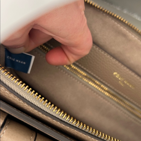 Cole Haan Medium Catherine Leather Satchel - Picture 9 of 12